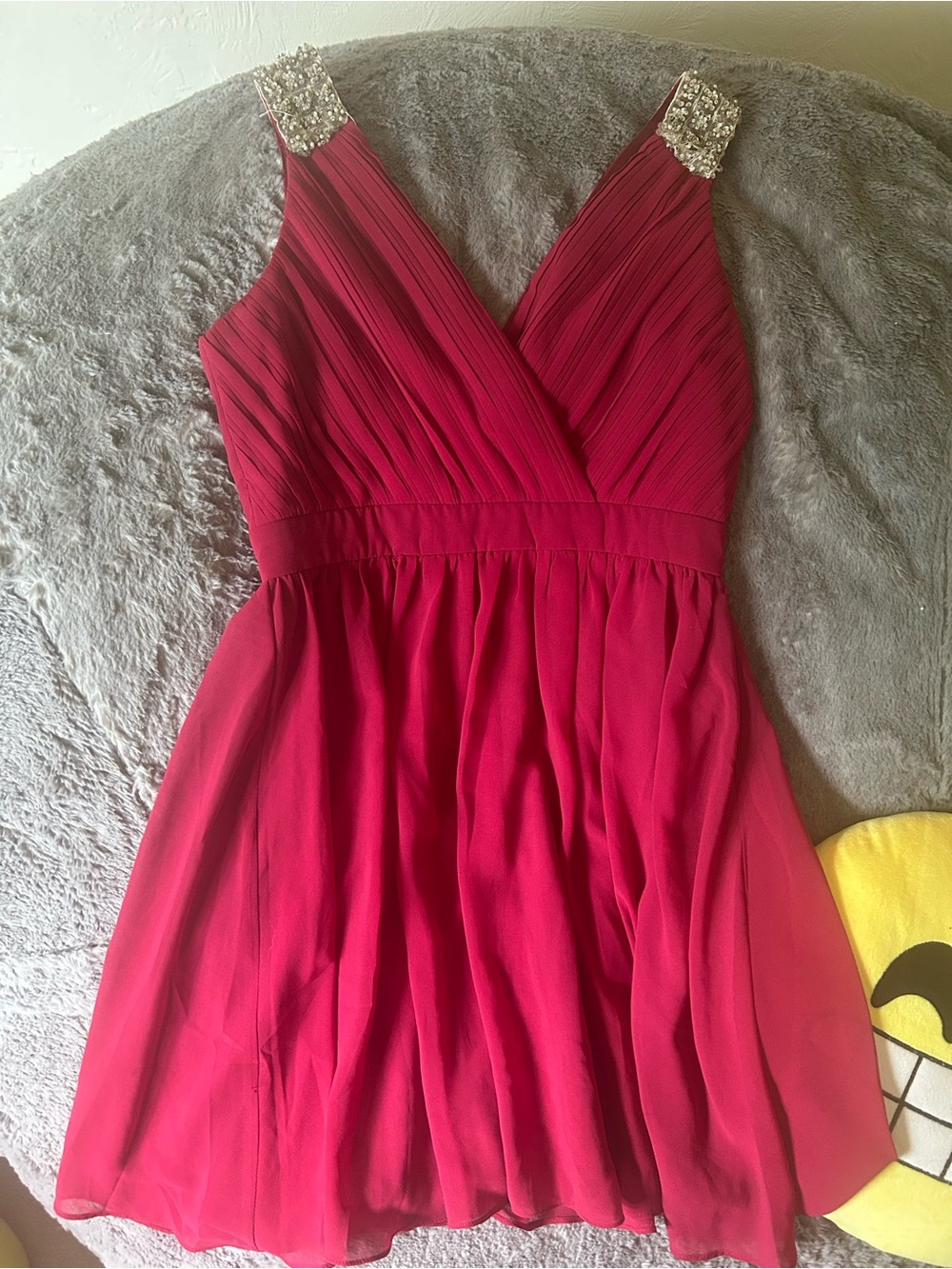 Minuet Burgundy Cocktail Dress